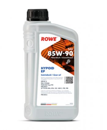 979 р. Масло трансмиссионное HIGHTEC HYPOID EP 85W90 GL-5 мин.1л ROWE ROWE 25005-0010-99 ROWE 25005-0010-99  с доставкой в г. Пермь. Увеличить фотографию 1