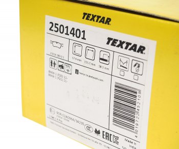 5 599 р. Колодки тормозные передние (4шт.) TEXTAR BMW 1 серия F21 хэтчбэк 3 дв. 2-ой рестайлинг (2017-2020)  с доставкой в г. Пермь. Увеличить фотографию 3