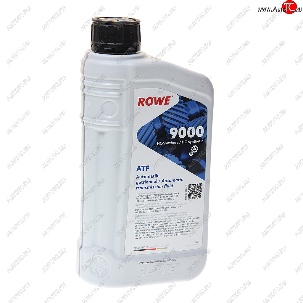 1 699 р. Масло трансмиссионное HIGHTEC ATF 9000 DEXRON IIIH синт.1л красное ROWE ROWE 25020-0010-99 ROWE 25020-0010-99  с доставкой в г. Пермь