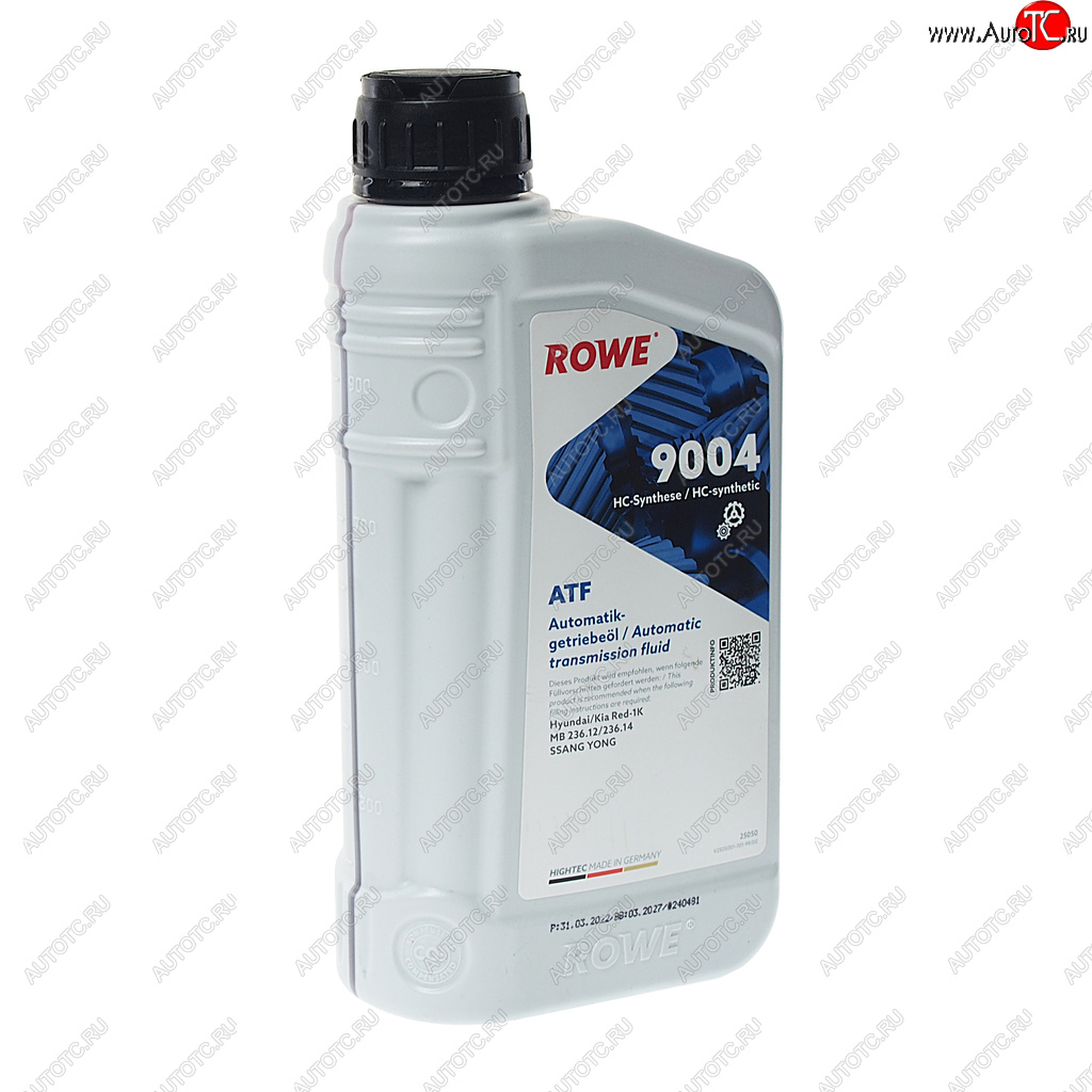 1 879 р. Масло трансмиссионное HIGHTEC ATF 9004 синт.1л красное ROWE ROWE 25050-0010-99  с доставкой в г. Пермь