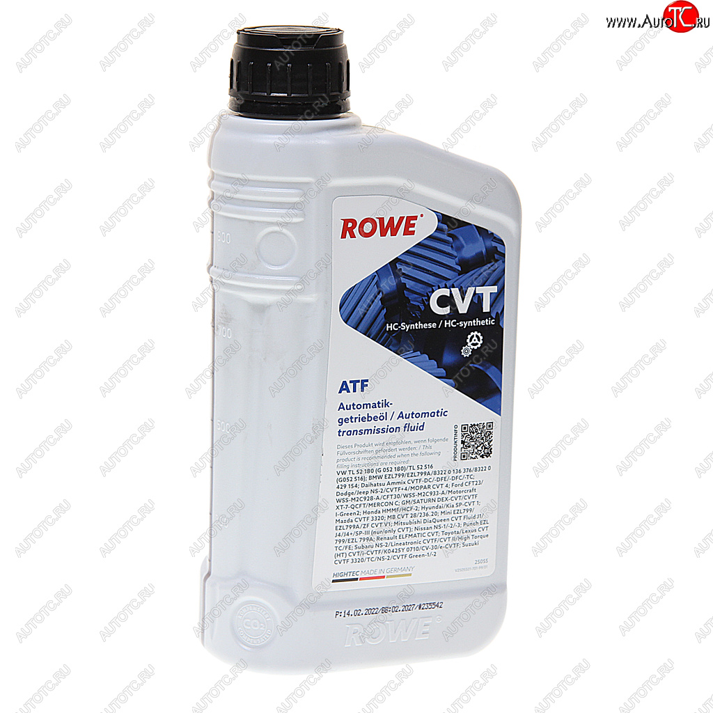 1 539 р. Масло трансмиссионное HIGHTEC ATF CVT синт.1л янтарное ROWE ROWE 25055-0010-99  с доставкой в г. Пермь
