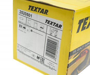 4 099 р. Колодки тормозные передние (4шт.) TEXTAR Hyundai Solaris RBr хэтчбэк дорестайлинг (2010-2014)  с доставкой в г. Пермь. Увеличить фотографию 3