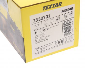 4 399 р. Колодки тормозные задние (4шт.) TEXTAR BMW 3 серия F31 универсал дорестайлинг (2012-2015)  с доставкой в г. Пермь. Увеличить фотографию 3