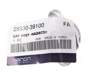429 р. Пробка радиатора HYUNDAI Accent (00-),Santa Fe (00-),Sonata (99-),Tucson (04-),Porter 2 HCC (HANON) HCC 25330-39100  с доставкой в г. Пермь. Увеличить фотографию 3