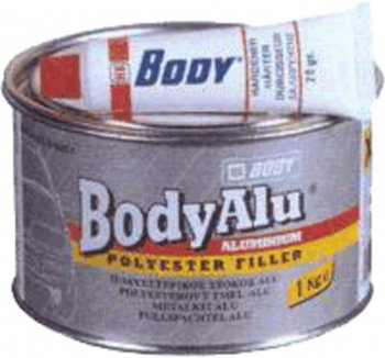 1 189 р. Шпатлевка с алюминиевым наполнителем PRO F255 ALU 1кг BODY BODY 2550800001  с доставкой в г. Пермь. Увеличить фотографию 1
