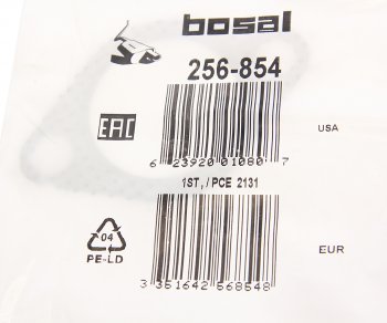 167 р. Прокладка CHEVROLET Aveo (03-08) выхлопной системы BOSAL BOSAL 256-854  с доставкой в г. Пермь. Увеличить фотографию 2