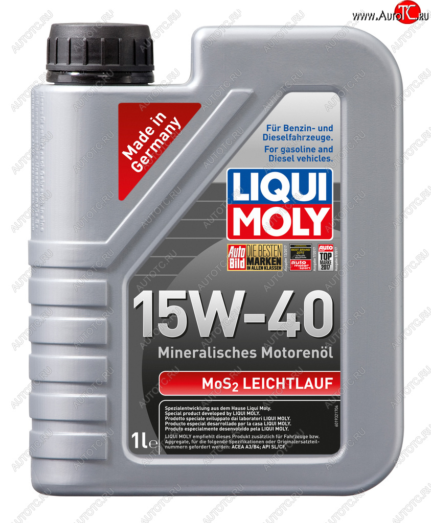 1 569 р. Масло моторное SUPER MOTOR OIL MoS2 15W40 мин.1л LIQUI MOLY LIQUI MOLY 2570  с доставкой в г. Пермь