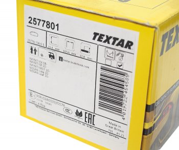 3 069 р. Колодки тормозные задние (4шт.) TEXTAR Nissan Juke 1 YF15 дорестайлинг (2010-2014)  с доставкой в г. Пермь. Увеличить фотографию 3
