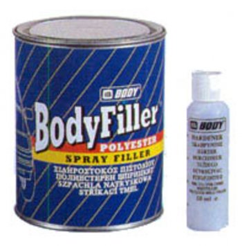 Шпатлевка жидкая полиэфирная с отвердителем FILLER 260 1л BODY BODY 2600300001