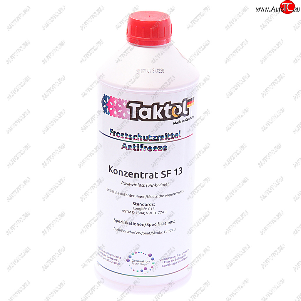 1 289 р. Антифриз фиолетовый концентрат 1.5л SF13 TAKTOL TAKTOL 26010  с доставкой в г. Пермь