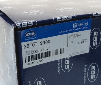 13 999 р. Клапан SCHMITZ растормаживания прицепа (9710029120 аналог) EBS EBS 26012900  с доставкой в г. Пермь. Увеличить фотографию 4