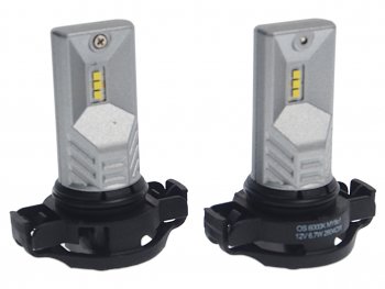 6 799 р. Лампа светодиодная 12V PSX24W PG20-7 6000K бокс (2шт.) LEDriving FL Premium Cool White OSRAM OSRAM 2604cw  с доставкой в г. Пермь. Увеличить фотографию 1