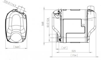 120 999 р. Глушитель IVECO Stralis с катализатором (ЕВРО-5) DINEX DINEX 28477  с доставкой в г. Пермь. Увеличить фотографию 2