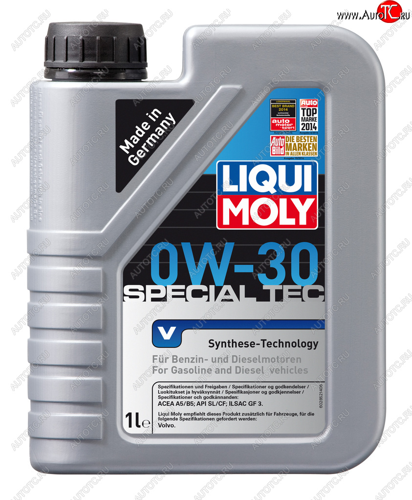 2 059 р. Масло моторное SPECIAL TEC VOLVO 0W30 синт.1л LIQUI MOLY LIQUI MOLY 2852  с доставкой в г. Пермь