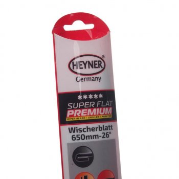 1 249 р. Щетка стеклоочистителя 650мм бескаркасная Super Flat Premium HEYNER HEYNER 286000  с доставкой в г. Пермь. Увеличить фотографию 2