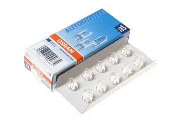 170 р. Лампа 12V W6W W2.1x9.5d OSRAM OSRAM 2886x  с доставкой в г. Пермь. Увеличить фотографию 1