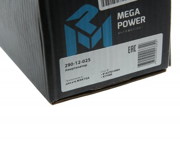 2 299 р. Амортизатор MAN TGA передний (410670 14х75 24х55 IO) MEGAPOWER MEGAPOWER 290-12-025  с доставкой в г. Пермь. Увеличить фотографию 5