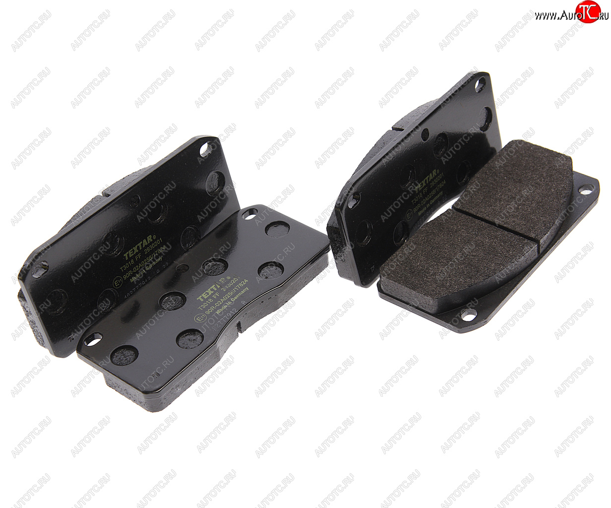 11 699 р. Колодки тормозные VOLVO FL дисковые (176x78x22) (4шт.) TEXTAR TEXTAR 2930201  с доставкой в г. Пермь