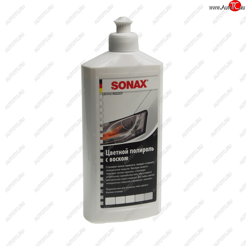 979 р. Полироль кузова белая 500мл SONAX SONAX 296000  с доставкой в г. Пермь