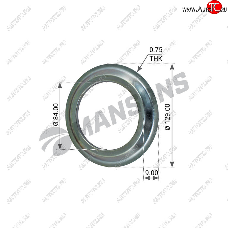 84 р. Кольцо BPW (ECO) маслоотражающее ступицы (6.5-9т) MANSONS MANSONS 300.011  с доставкой в г. Пермь