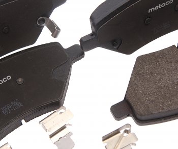 2 959 р. Колодки тормозные передние (4шт.) METACO Chery Tiggo 3 (2014-2020)  с доставкой в г. Пермь. Увеличить фотографию 2