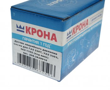 559 р. Датчик давления масла ГАЗ,ЗИЛ КРОНА КРОНА 308.3829010  с доставкой в г. Пермь. Увеличить фотографию 4