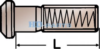210 р. Гайка колеса SCANIA P,G,R,T (M22х78-11BSFh-30ключ 33мм) юбка подвижная HD-PARTS HD-PARTS 309200  с доставкой в г. Пермь. Увеличить фотографию 4