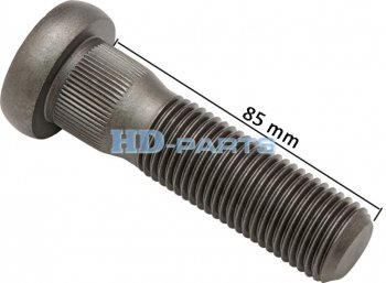 399 р. Шпилька колеса SCANIA 4,P,R,T series (78 резьба L=9485мм) стальной диск HD-PARTS HD-PARTS 309207  с доставкой в г. Пермь. Увеличить фотографию 3