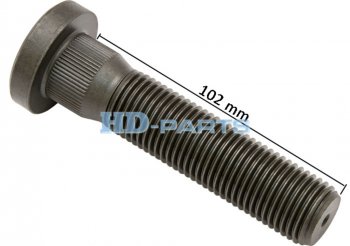 349 р. Шпилька колеса SCANIA P,R series (78х102мм-11BSF) HD-PARTS HD-PARTS 309225  с доставкой в г. Пермь. Увеличить фотографию 3