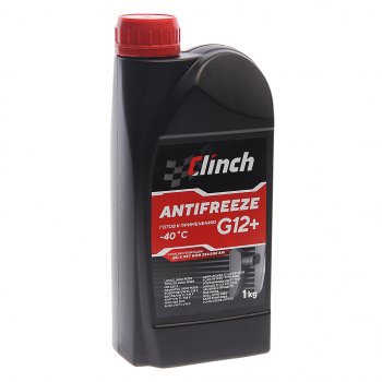 299 р. Антифриз красный -40C 1л G12+ CLINCH CLINCH 311241r  с доставкой в г. Пермь. Увеличить фотографию 1
