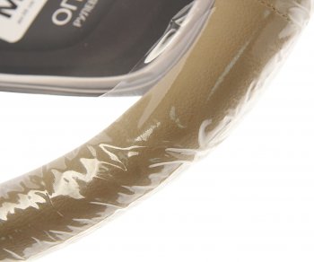 819 р. Оплетка руля (M) 37-39см бежевая экокожа Platinum CARFASHION CARFASHION 31445  с доставкой в г. Пермь. Увеличить фотографию 2