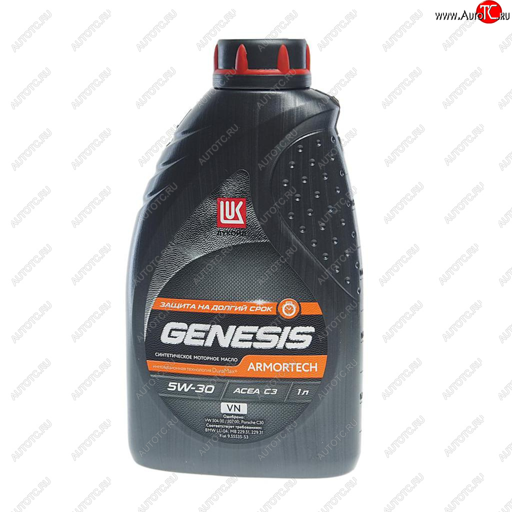 1 299 р. Масло моторное GENESIS ARMORTECH GC С3SNCF 5W30 синт.1л ЛУКОЙЛ LUKOIL 3149368  с доставкой в г. Пермь