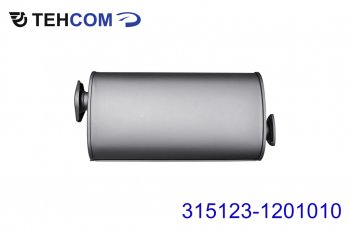 4 999 р. Глушитель УАЗ-315123 дв.УМЗ-4218,4178, дв.ЗМЗ-4021,4104 ЕВРО-2,3 ТЕХКОМ ТЕХКОМ 315123-1201010  с доставкой в г. Пермь. Увеличить фотографию 1