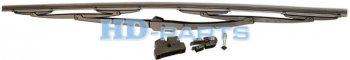 1 559 р. Щетка стеклоочистителя IVECO MAN MERCEDES VOLVO 650мм каркасная HD-PARTS HD-PARTS 318473  с доставкой в г. Пермь. Увеличить фотографию 2