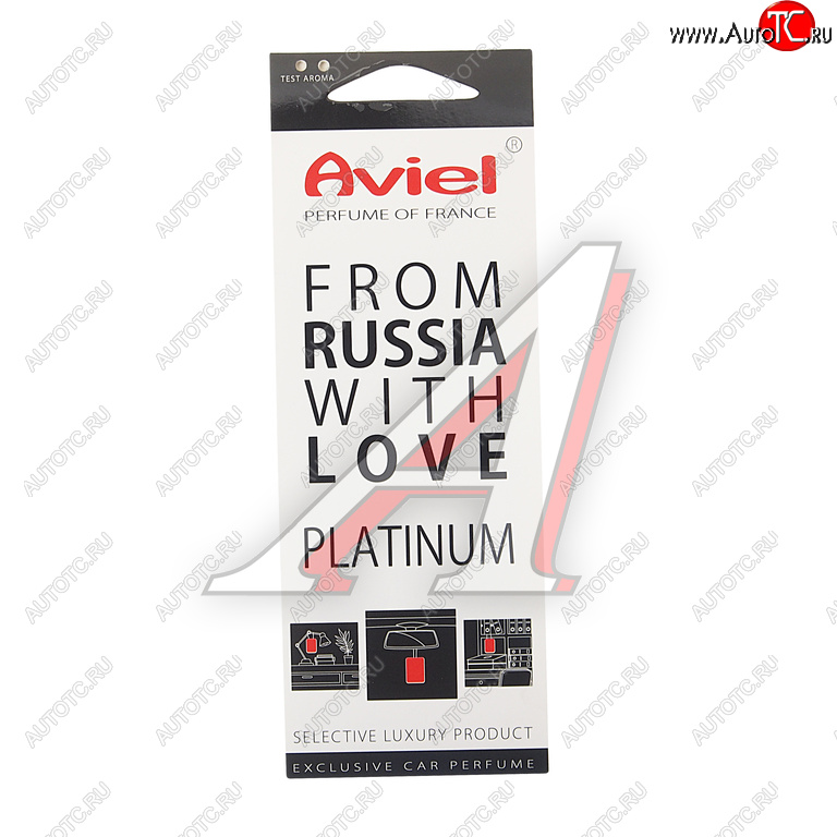 295 р. Ароматизатор подвесной картонный (Platinum) Perfume of France AVIEL AVIEL 32003  с доставкой в г. Пермь