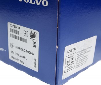 5 999 р. Колодки тормозные VOLVO XC60 (18-),V90 (17-) задние (4шт.) OE VOLVO 32287431  с доставкой в г. Пермь. Увеличить фотографию 3