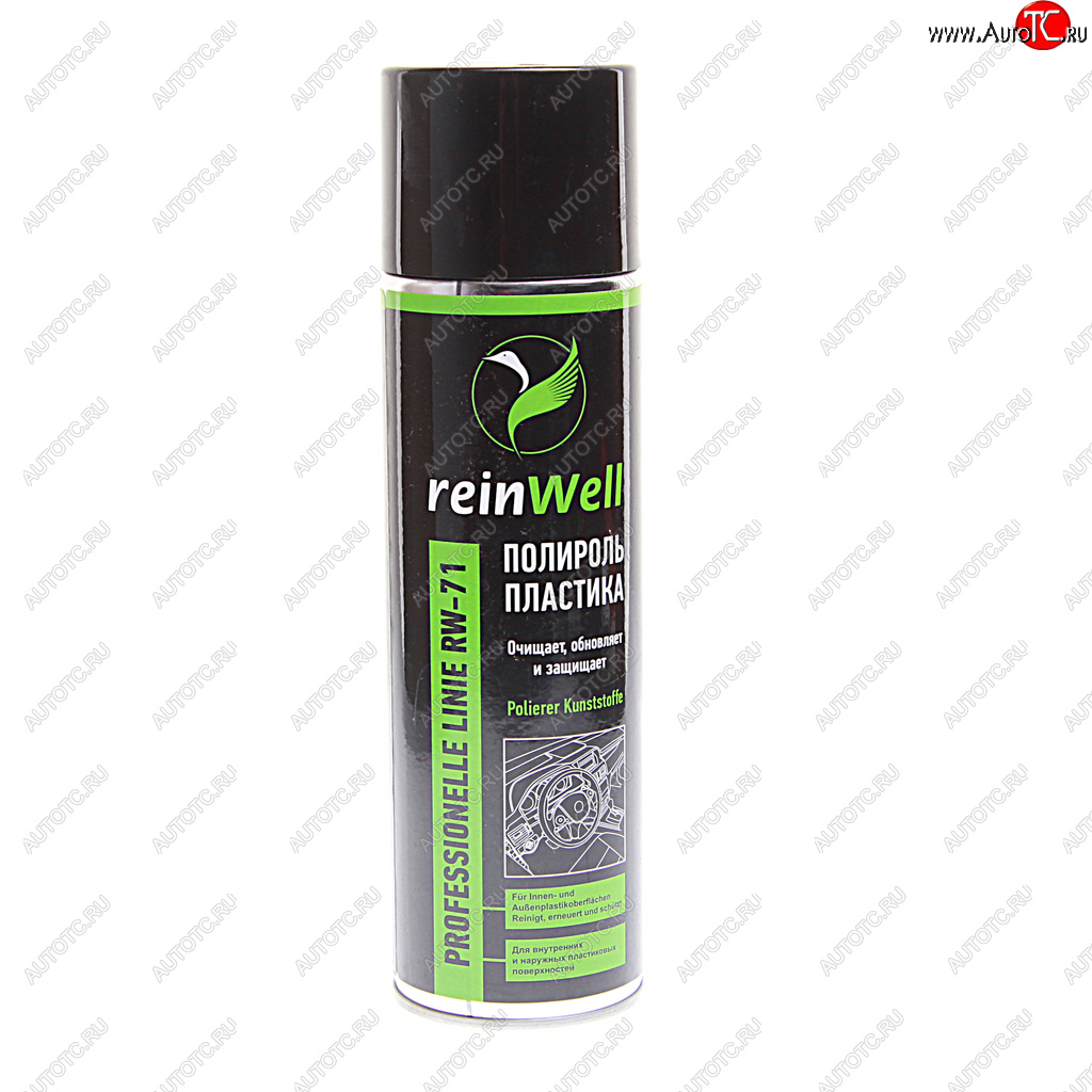 369 р. Полироль пластика аэрозоль 650мл REINWELL REINWELL 3270  с доставкой в г. Пермь