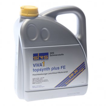 5 549 р. Масло моторное VIVA 1 TOPSYNTH Plus FE 5W30 синт.4л SRS SRS 32917  с доставкой в г. Пермь. Увеличить фотографию 1