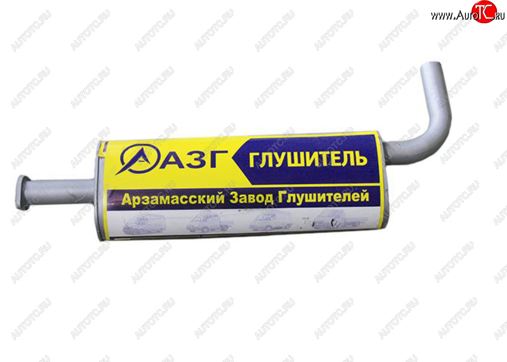 5 999 р. Глушитель ГАЗ-3302 Бизнес дв.CUMMINS 2.8 ЕВРО-5 усиленный АЗГ АЗГ 3302-1201008-50  с доставкой в г. Пермь