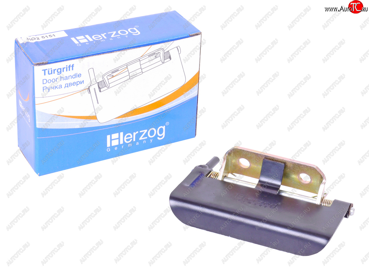 399 р. Ручка ГАЗ-3302 двери наружная левая HERZOG HERZOG 3302-6105151  с доставкой в г. Пермь