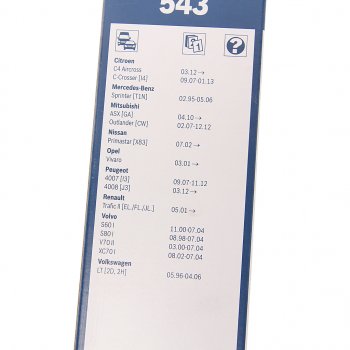 1 799 р. Щетка стеклоочистителя 600550мм комплект Twin BOSCH BOSCH 3397001543  с доставкой в г. Пермь. Увеличить фотографию 4