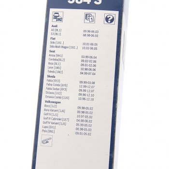 2 459 р. Щетка стеклоочистителя 530475мм комплект Twin Spoiler BOSCH BOSCH 3397001584  с доставкой в г. Пермь. Увеличить фотографию 4