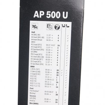1 239 р. Щетка стеклоочистителя 500мм Plus Aerotwin BOSCH BOSCH 3397006947  с доставкой в г. Пермь. Увеличить фотографию 2