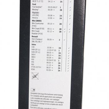 1 239 р. Щетка стеклоочистителя 500мм Plus Aerotwin BOSCH BOSCH 3397006947  с доставкой в г. Пермь. Увеличить фотографию 3