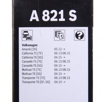 2 899 р. Щетка стеклоочистителя VW Amarok (10-) 600600мм комплект Aerotwin BOSCH BOSCH 3397009821  с доставкой в г. Пермь. Увеличить фотографию 4