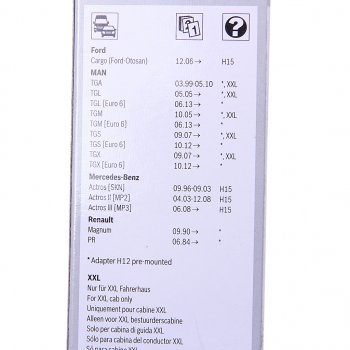 669 р. Щетка стеклоочистителя 700мм для грузовиков Eco BOSCH BOSCH 3397015410  с доставкой в г. Пермь. Увеличить фотографию 4