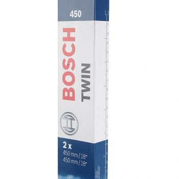 1 159 р. Щетка стеклоочистителя 450450мм комплект Twin BOSCH BOSCH 3397118505  с доставкой в г. Пермь. Увеличить фотографию 5