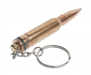 159 р. Брелок-макет патрона 7.62х51мм NO NAME 340003  с доставкой в г. Пермь. Увеличить фотографию 2