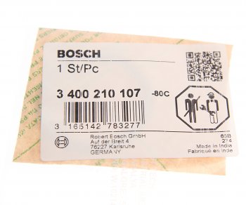 273 р. Кольцо уплотнительное ТНВД BOSCH BOSCH 3400210107  с доставкой в г. Пермь. Увеличить фотографию 2