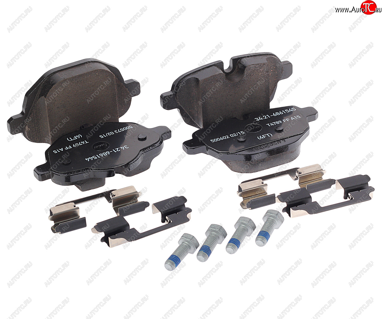 8 299 р. Колодки тормозные задние (4шт.) BMW BMW 5 серия F10 рестайлинг, седан (2013-2017)  с доставкой в г. Пермь